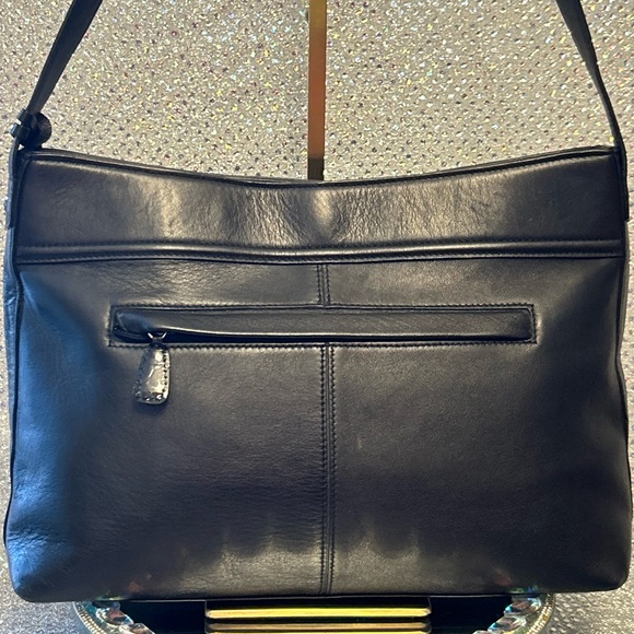 Brighton Black Croc-Embossed Tote Bag Approx. 13 x 9 x 4 - Picture 15 of 15